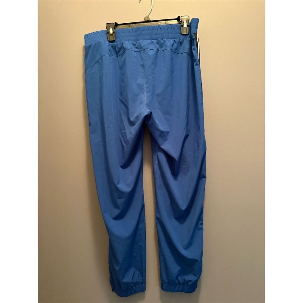 DKNY Sport Women's Blue Sweatpants Size L Elastic Waist Gathered Ankles - Picture 8 of 12